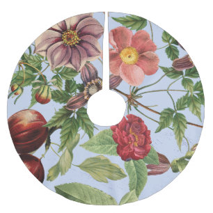 Botanisch vintage ontwerp kerstboom rok