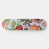 Botanisch vintage ontwerp persoonlijk skateboard (Horizontaal)
