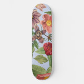 Botanisch vintage ontwerp persoonlijk skateboard (Voorkant)