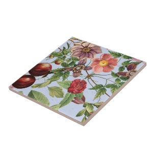 Botanisch vintage ontwerp tegeltje