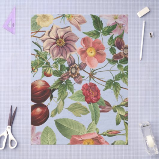 Botanisch vintage ontwerp tissuepapier (Craft)