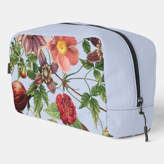 Botanisch vintage ontwerp toilettasje (Rechterhoek)