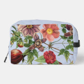 Botanisch vintage ontwerp toilettasje (Achterkant)
