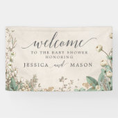  Botanisch Vinyl Welkomstbanner Spandoek (Horizontaal)