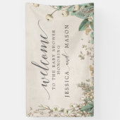  Botanisch Vinyl Welkomstbanner Spandoek (Verticaal)