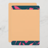 Botanisch vlak notitiekaartje (Voorkant / Achterkant)