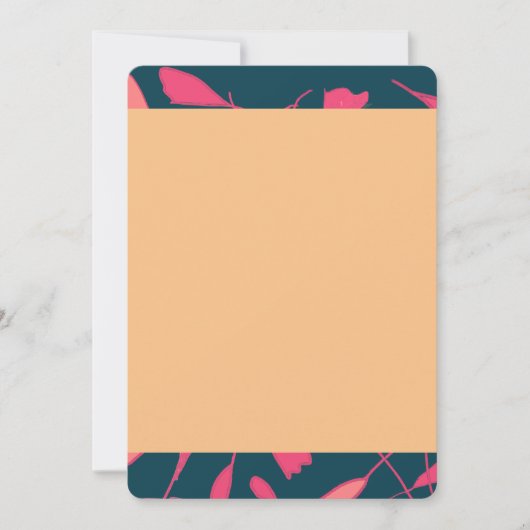 Botanisch vlak notitiekaartje (Voorkant)