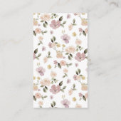 Botanisch Vloerbos Baby Animal Breng een boek Informatiekaartje (Achterkant)