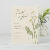 botanisch vrijgezellenfeest kaart (Staand voorkant)