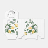 Botanisch Vrijgezellenfeest van Lemon en Greenery Bedankdoosjes (Uitgevouwen)