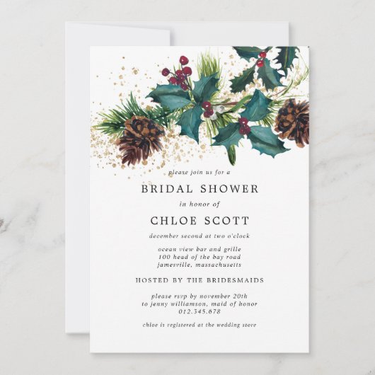 Botanisch Vrijgezellenfeest van Rustic Holly en Be Kaart (Voorkant)