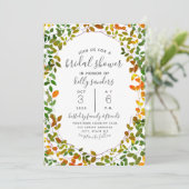 Botanisch Vrijgezellenfeest - vroege herfst Kaart (Staand voorkant)