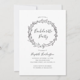 Botanisch vrijgezellenfeest. Zwart-Wit Kaart