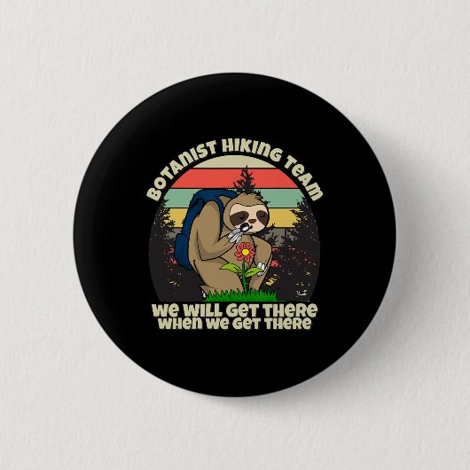 Botanisch Wandelteam Ronde Button 5,7 Cm (Voorkant)