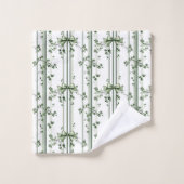 Botanisch Wingerd Ontwerp Bad Handdoek (Wasdoekje)