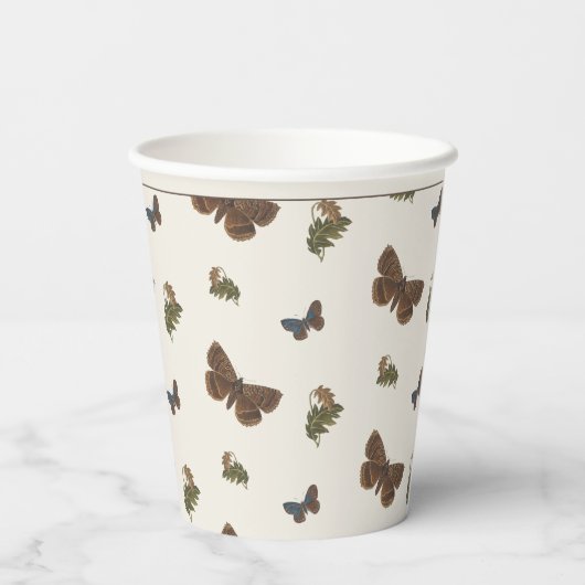  Botanisch Woodland Baby shower Papieren Bekers (Achterkant)