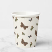  Botanisch Woodland Baby shower Papieren Bekers (Links)