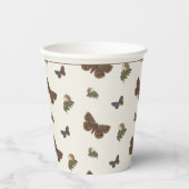  Botanisch Woodland Baby shower Papieren Bekers (Voorkant)