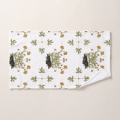 Botanisch Woodlandpatroon voor egel Bad Handdoek (Handdoek)