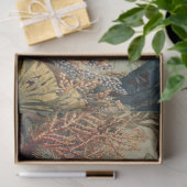Botanisch Zee Life Coral Fish Decoupage Tissuepapier (Geschenk)