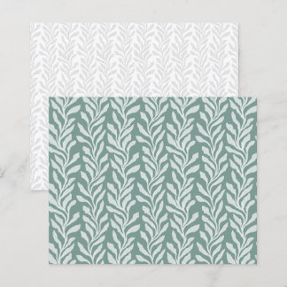 Botanisch zeewier Turkooisgroen scrapbookpapier