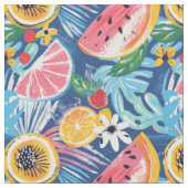Botanisch zomerpatroon stof (Close Up)