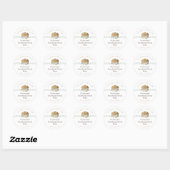 Botanisch Zuurdesembrood Bakkerij Productnaam Ronde Sticker (Vel)