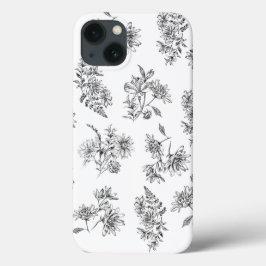  Botanisch Zwart Wit Case-Mate iPhone Case