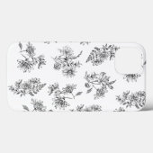 Botanisch Zwart Wit Case-Mate iPhone Case (Achterkant (horizontaal))