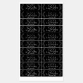 Botanisch Zwart & Wit Dun Product Label (Vel)