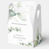 Botanische 15e verjaardag Eucalyptus Quinceanera Bedankdoosjes (Geopend)