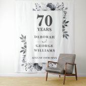 Botanische 70e Jubileum Photo Booth Achtergrond Wandkleed (In situ)