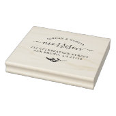  Botanische Aangepaste Naam en Retouradres Rubberstempel (Stempel)