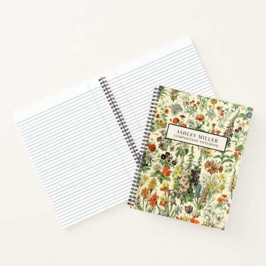  Botanische Aangepaste Naam Notitieboek (Binnen)