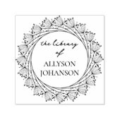 botanische aangepaste naam TheLibrary Book Zelfinktende Stempel (Design)