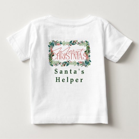 Botanische aangepaste tekst Feestelijke feestdagen (Achterkant)