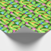BOTANISCHE ABSTRACT BANANENBLADEREN CADEAUPAPIER (Hoek)