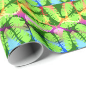 BOTANISCHE ABSTRACT BANANENBLADEREN CADEAUPAPIER (Rol Hoek)