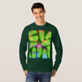BOTANISCHE ABSTRACT BANANENBLADEREN T-Shirt (Voorkant volledig)