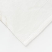 Botanische abstracte aardtoon fleece deken (Hoek)