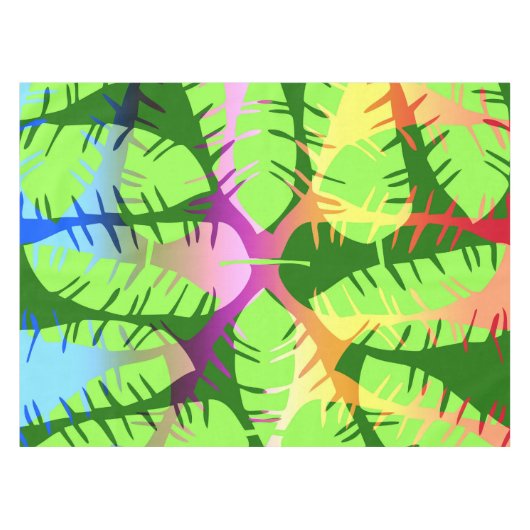 BOTANISCHE ABSTRACTE BANANENLEZINGEN TAFELKLEED (Voorkant (Horizontaal))