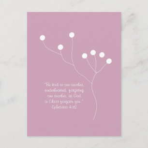 botanische abstracte boho chic bible quote notitie briefkaart