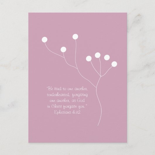 botanische abstracte boho chic bible quote notitie briefkaart (Voorkant)