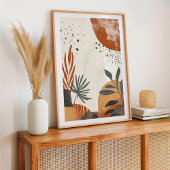 Botanische Abstracte Boho Poster