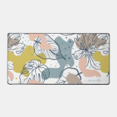 Botanische abstracte organische vormen bureaumat (Voorkant)