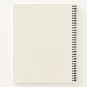 Botanische Abstracte terracotta Boh Notitieboek (Achterkant)