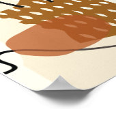 Botanische abstracts Minimale 02 #illustration Poster (Hoek)