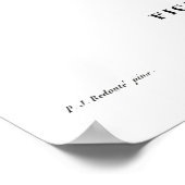  botanische afbeelding van figuren poster (Hoek)