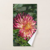 Botanische afdruk "Autumn Chrysanthemum" Bad Handdoek (Handdoek)