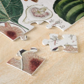 Botanische afdruk  figuren legpuzzel (Zijkant)